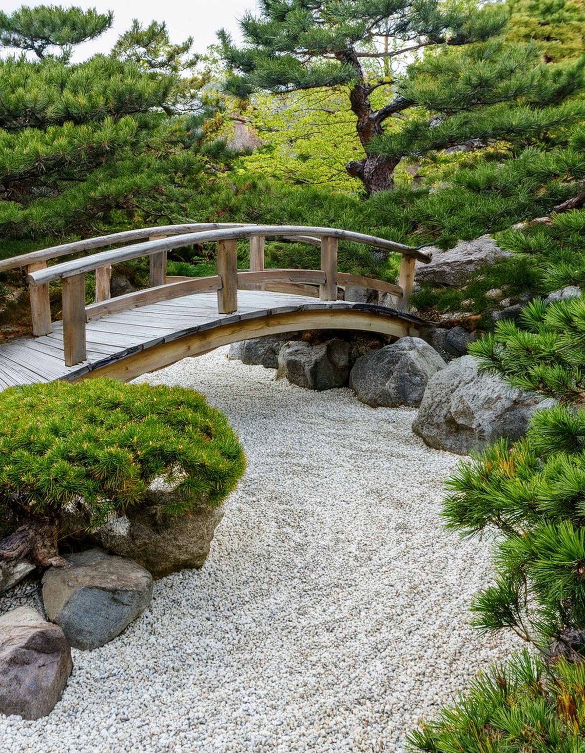 Cầu đá Nhật cong (50cm)
