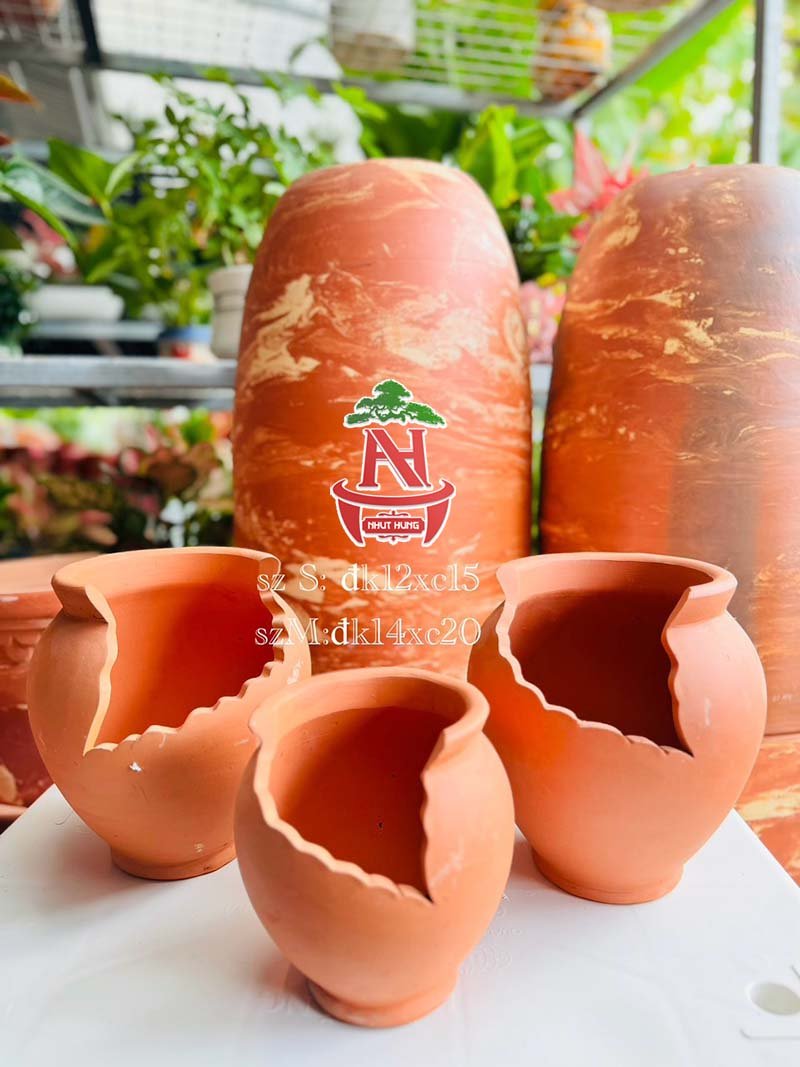 Chậu gốm cao cấp (10cm)