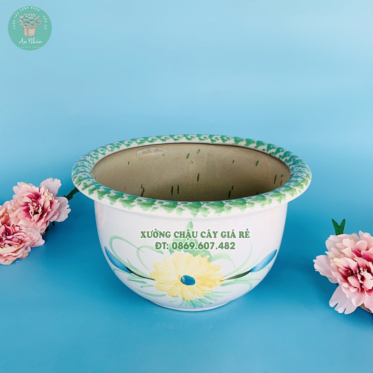 Chậu sứ cao cấp (20cm)