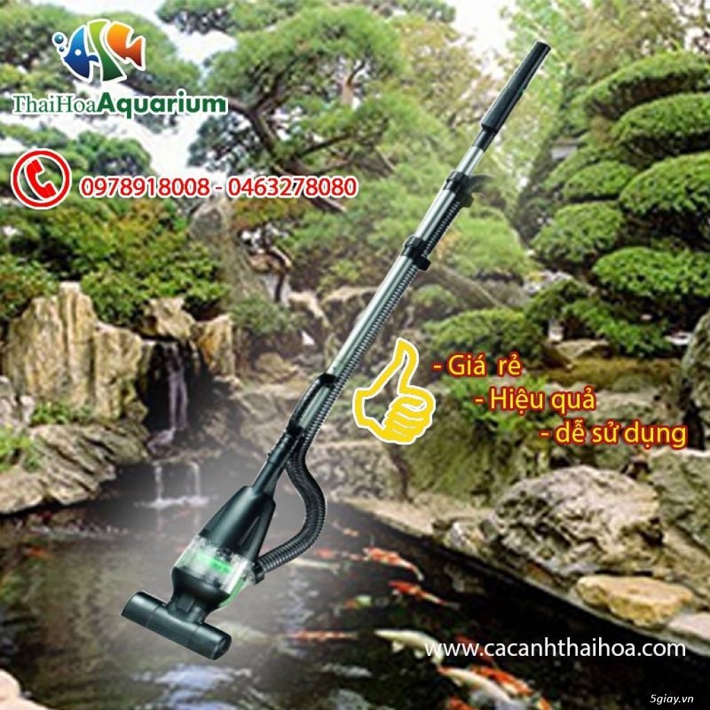 Máy vệ sinh hồ cá Koi Boyu WNQ-1